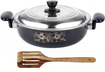 Maharajee Kadhai Induction Bottom Non-Stick Coated Cookware Set  (Cast Iron, 3 - Piece)