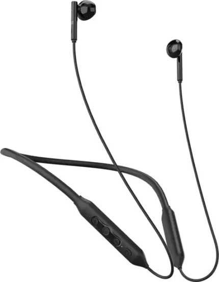 Portronics Harmonics Z5 Wireless Neckband, 33Hrs Playtime, Double EQ Mode, Fast charging Bluetooth  (Black, In the Ear)