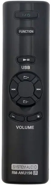 SHIELDGUARD Remote Control Compatible for Home Theater RM-ANU156 Sony Remote Controller  (Black)
