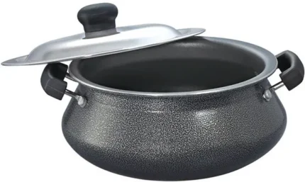Prestige Omega Select Plus Handi 4 L with Lid  (Aluminium, Stainless Steel, Non-stick)